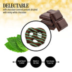 Milk Chocolate Mint Pretzels - Delicious Snack Perfect for the Family - 1 Pound Bag