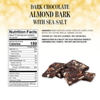 Dark Chocolate Almond Bark - Delicious Snack Perfect for the Family - 1 Pound Bag