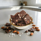 Dark Chocolate Almond Bark - Delicious Snack Perfect for the Family - 1 Pound Bag