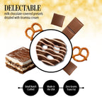 Tiramisu Pretzels - Chocolate-Covered Delight - Delicious Snack Perfect for the Family - 1 Pound Bag