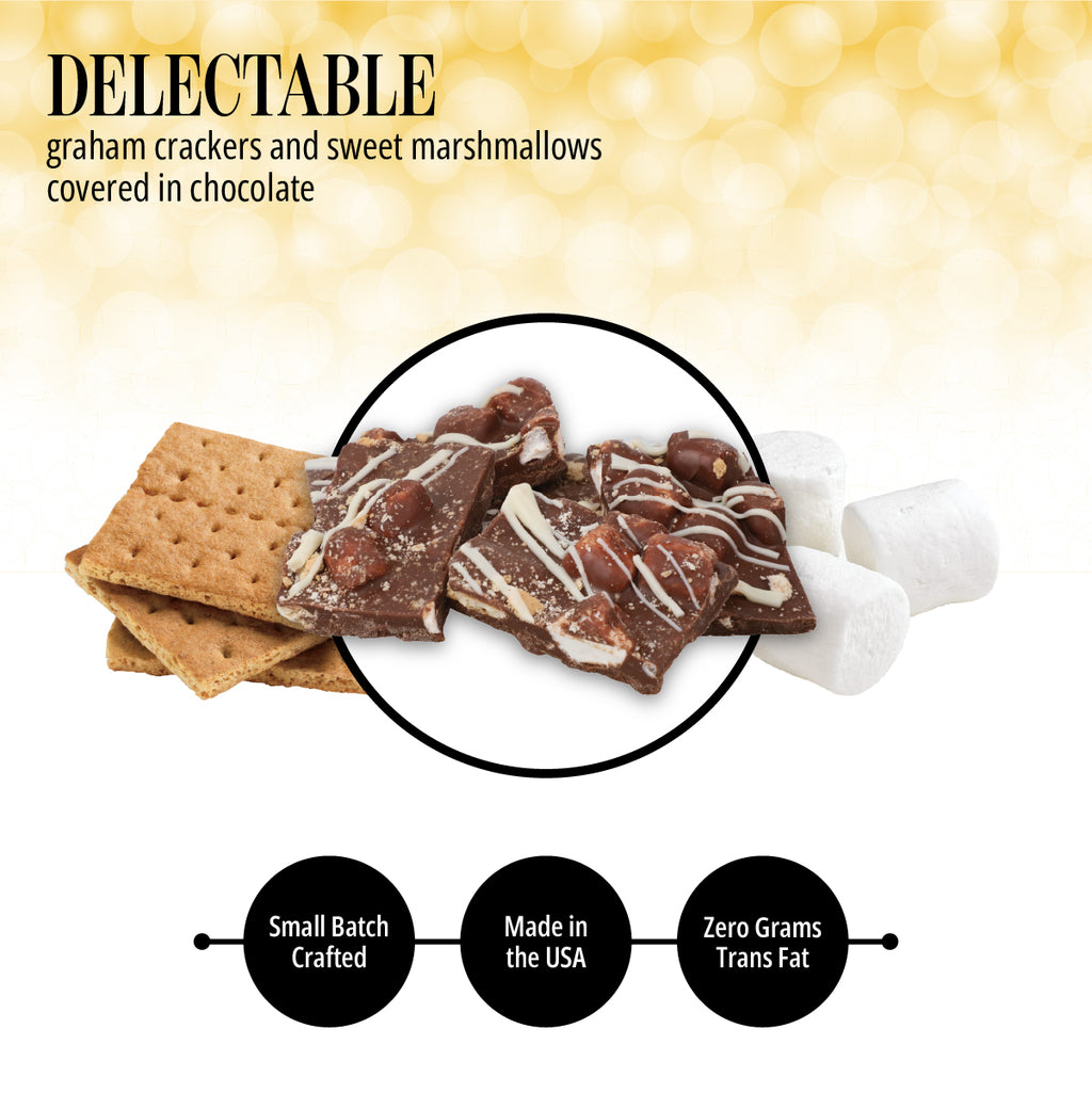 S'mores Chocolate Bark - Delicious Family-Friendly Treats for Every Occasion - 1 Pound Bag