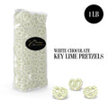 Key Lime Pretzels - Milk Chocolate Covered Treats with Key Lime Drizzle - 1 Pound Bag