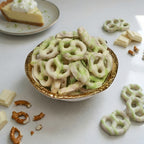 Key Lime Pretzels - Milk Chocolate Covered Treats with Key Lime Drizzle - 1 Pound Bag
